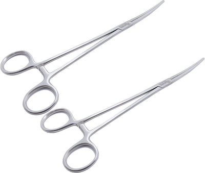 Pinza per arteria Crafoord – 24 cm curva | Set da 2 pezzi | Acciaio inossidabile | Autoclavabile #115910223