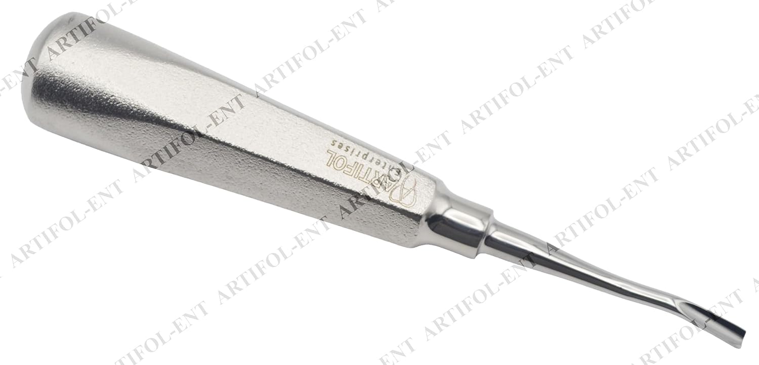 Elite Friedman Root Elevator 4mm Curved | High-Tensile AISI Surgical Stainless Steel | Master-Series Technical Edition | Engineered for Advanced Luxation and Precision Fragment Retrieval #E31F
