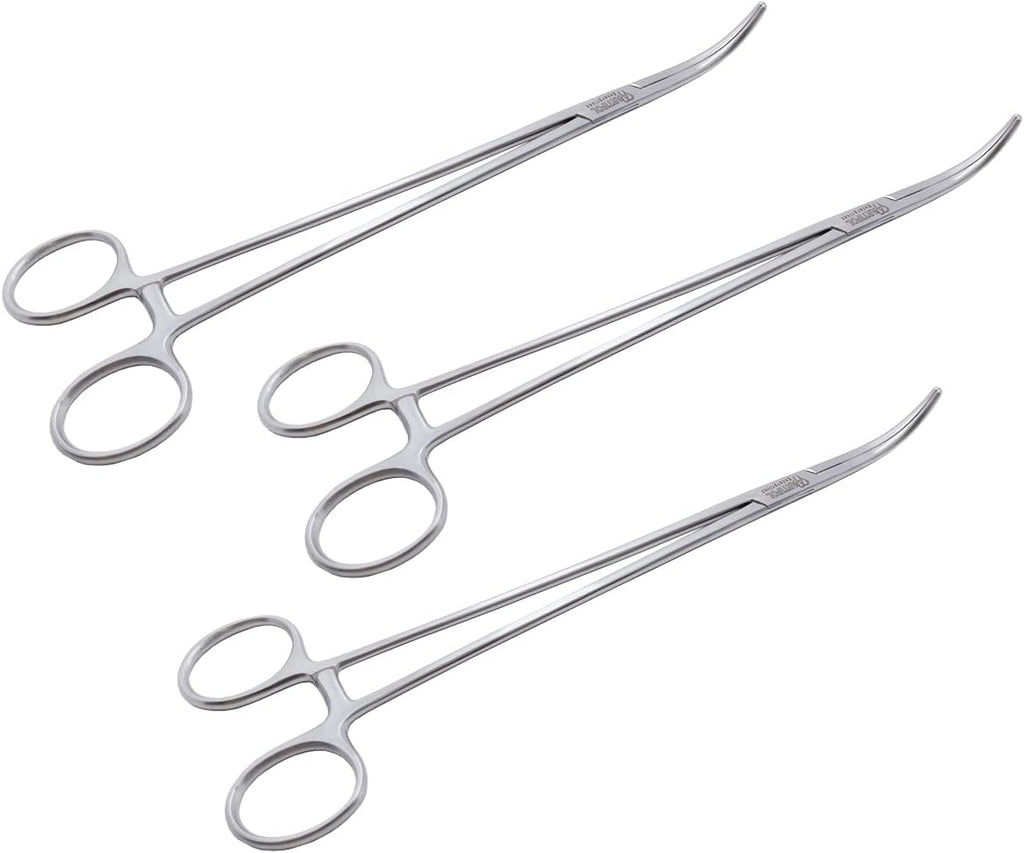 Overholt Geissendoerfer Arterienklemme – 27 cm gebogen | 3-teiliges Set | Edelstahl | Autoklavierbar #115910172