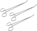 Overholt Geissendoerfer Arterienklemme – 27 cm gebogen | 3-teiliges Set | Edelstahl | Autoklavierbar #115910172
