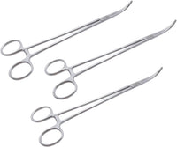 Overholt Geissendoerfer Arterienklemme – 27 cm gebogen | 3-teiliges Set | Edelstahl | Autoklavierbar #115910172