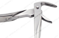 European Style Root Extraction Forceps – Deep-Reach Serrated Beaks | Premium Surgical Stainless Steel | Precision Fragment Retrieval & Sub-Gingival Root Management #FX74