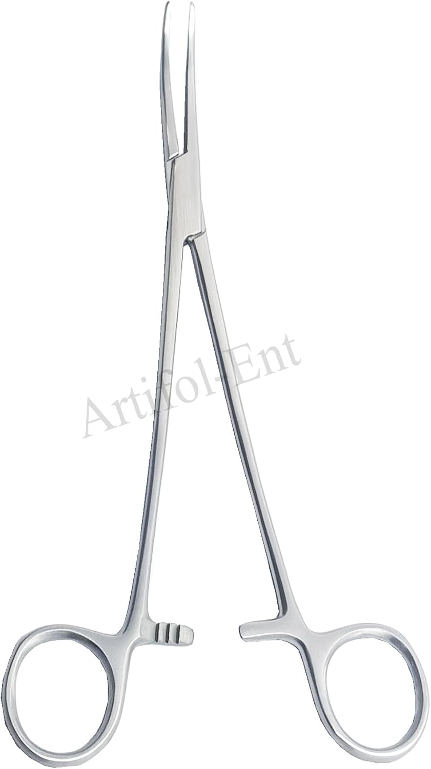 HEISS Artery Forceps – 20 cm Curved | 3 Pcs Set | Stainless Steel | Precise Hemostasis #115910218
