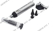 Fiber Otoscope Set – Solid Brass Fiber Optic Viewing Instrument | Bright Fiber Illumination, Precision Optical Lens | Reusable Medical Inspection Tool #OS10109