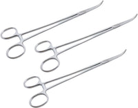 Overholt Geissendoerfer Artery Forceps – 27 cm Fig. 1 Curved | 3 Pcs Set | Stainless Steel | Autoclavable #115910168