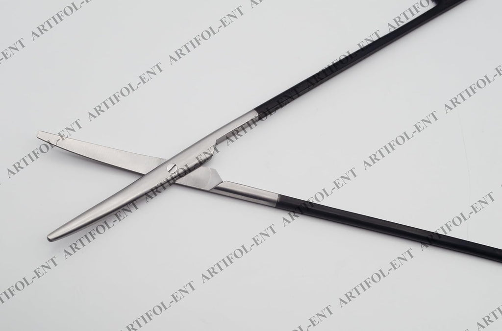 Elite Metzenbaum "Super-Cut" Scissors 26 cm Curved | Professional Grade High-Density Stainless Steel Precision Instrument | Specialized Razor-Edge & Micro-Serrated Blade System #113910714