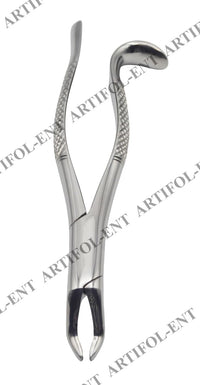 Extraction Forceps Thumb Hook 210H – Professional Dental Extraction Instrument | Precision Serrated Beaks, Thumb Hook Handle | Stainless Steel #F210H