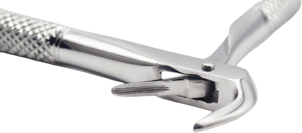 Lower Roots Serrated Extraction Forceps 74N – Precision Dental Root Extraction Instrument | Serrated Beak Design, Stainless Steel, Ergonomic Grip | Reusable #FX74N