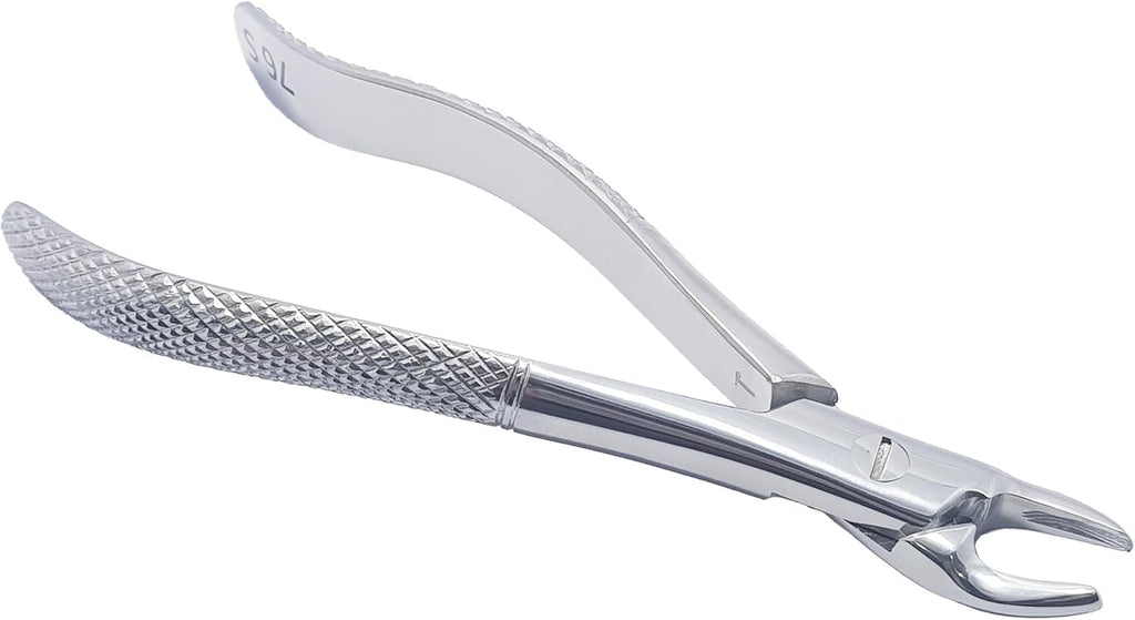 Upper Roots Serrated Extraction Forceps #76S – Dental Tooth Extraction Forceps | Surgical Grade Stainless Steel | Reusable & Autoclavable | FX76S