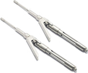Seringue anesthésique aspirante dentaire – 2 pièces, 1,8 mL | Seringues réutilisables Silver 1,8 mL n° AE-35-2312-S