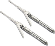 Seringa anestésica de aspiração dentária – 2 unid., 1,8 mL | Seringas reutilizáveis Silver de 1,8 mL #AE-35-2312-S