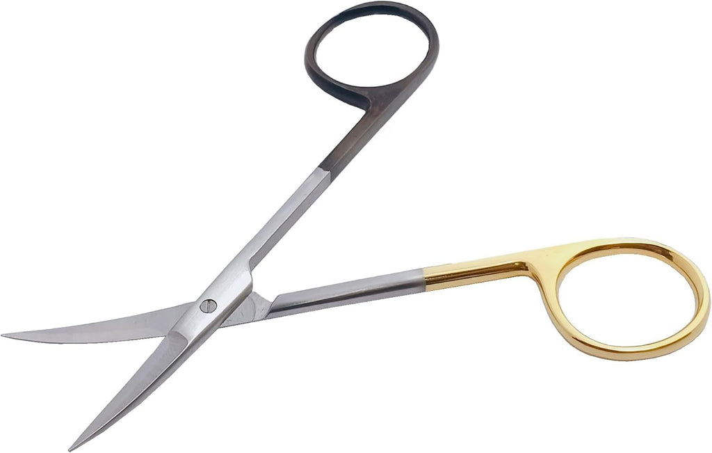 Elite TC Iris Micro "Super-Cut" Scissors 11.5 cm Curved – Hybrid Tungsten Carbide & Razor-Edge Technology | Premium Surgical Stainless Steel | Ultimate Precision Instrument #113910720