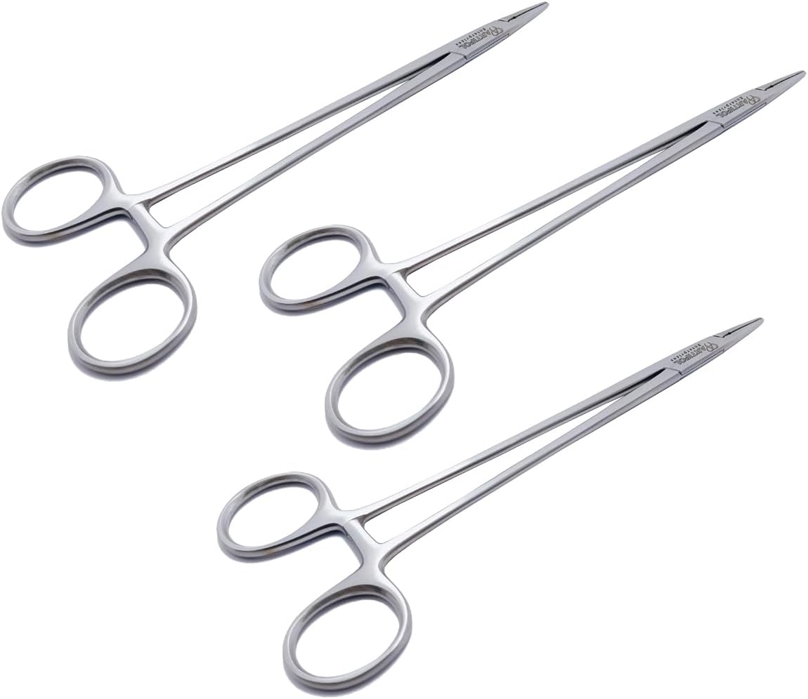 Crile-Wood Needle Holders – 20 cm | 3 Pcs Set | Serrated Jaws | Precision Suturing #132910144-1