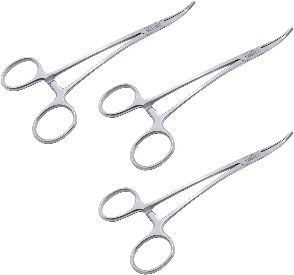 Overholt Artery Forceps – 18.5 cm Curved | 3 Pcs Set | Stainless Steel | Autoclavable #115910176