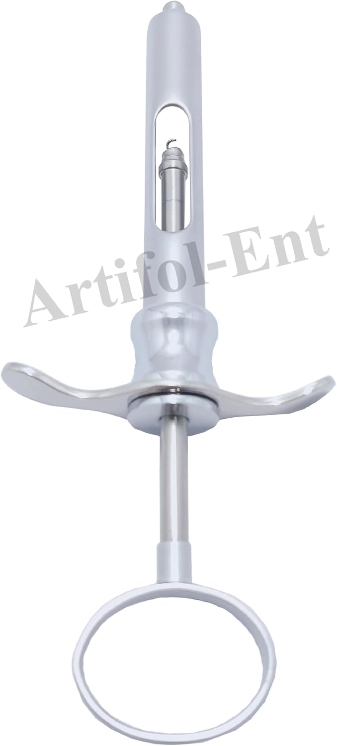 Dental Aspirating Syringe Set – 3 Pcs, 1.8 mL Capacity | One-Ring Design with Finger Rests for Precision & Comfort #AE-4350