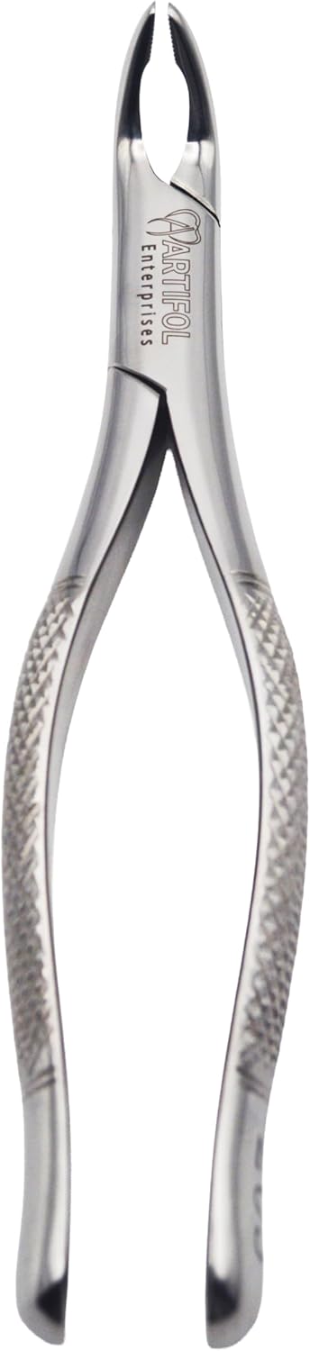 Precision Extraction Forceps – Model 203 | Heavy-Duty Stainless Steel Gripping & Removal Tool | Serrated Jaws, Ergonomic Handles & Durable Construction | Ideal for Crafting & DIY Applications #F203