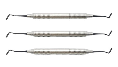 4/5 Strumento per otturazioni in plastica composita Gregg – Kit per restauro dentale a doppia estremità (3 pezzi) ‎#TNPFIG4/5