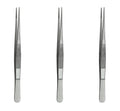 Semken Dressing Forceps Serrated 15.5 cm (6") – Stainless Steel Surgical Dental Tweezers | 3 Pcs | #114910129