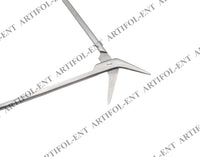 Ciseaux DeBakey Potts-Smith 18 cm (45°) – Ciseaux chirurgicaux angulés de précision | Lames fines à 45°, acier inoxydable de qualité supérieure | Instrument réutilisable n° 113910637