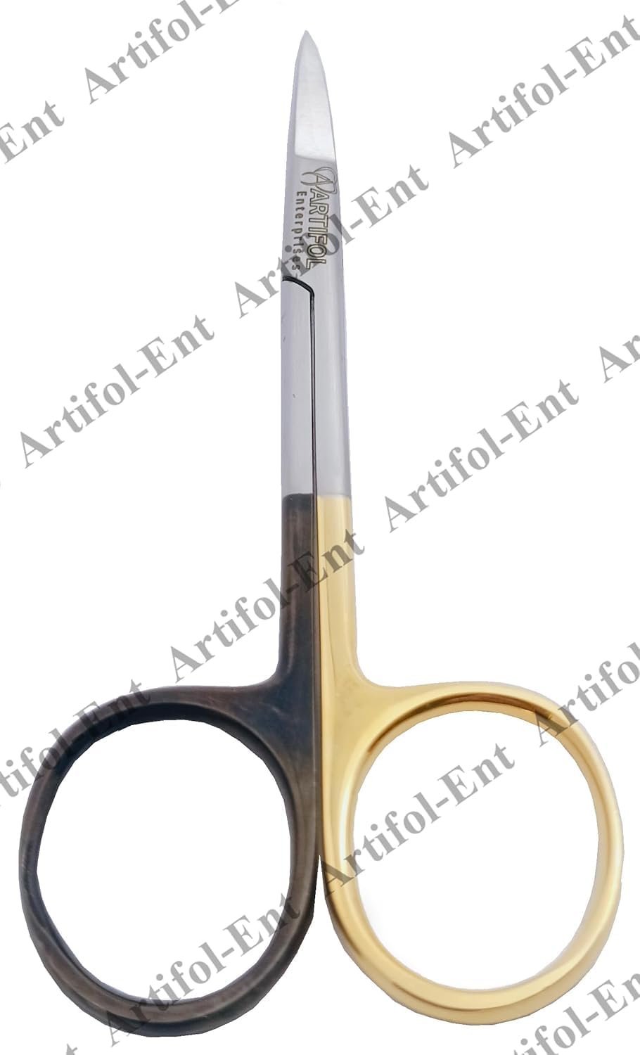 Master-Pack: 2 Pieces TC Iris Micro "Super-Cut" Scissors 11.5 cm Curved – Elite Tungsten Carbide + Razor-Edge System | Professional High-Density Stainless Steel #113910720