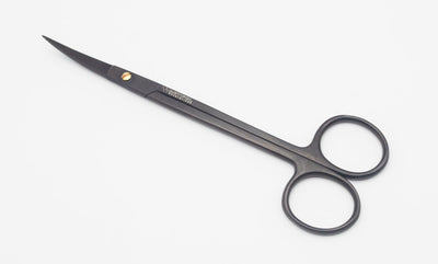 Elite TC Joseph Precision Scissors – 14.5 cm Curved | Tungsten Carbide Edge | Stealth Black Professional Finish