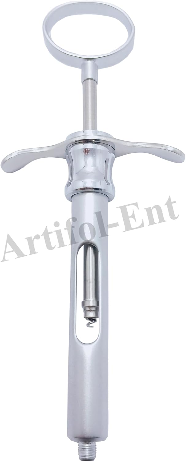 Dental Aspirating Syringe Set – 3 Pcs, 1.8 mL Capacity | One-Ring Design with Finger Rests for Precision & Comfort #AE-4350