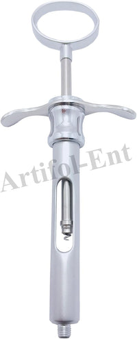 Dental Aspirating Syringe Set – 3 Pcs, 1.8 mL Capacity | One-Ring Design with Finger Rests for Precision & Comfort #AE-4350