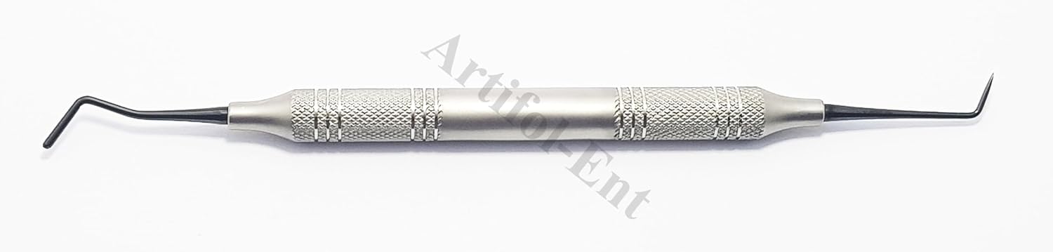 Posterior Explorer Composite Filling Instrument Set – 3 Pcs | Titanium Black-Coated Tips | Ergonomic Hollow Handles #TNEXBKR1