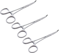 Mixter Verbandpinzette – 15,5 cm gebogen | 3-teiliges Set | Edelstahl | Autoklavierbar #115910231