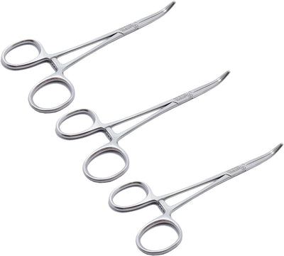 Mixter Verbandpinzette – 15,5 cm gebogen | 3-teiliges Set | Edelstahl | Autoklavierbar #115910231