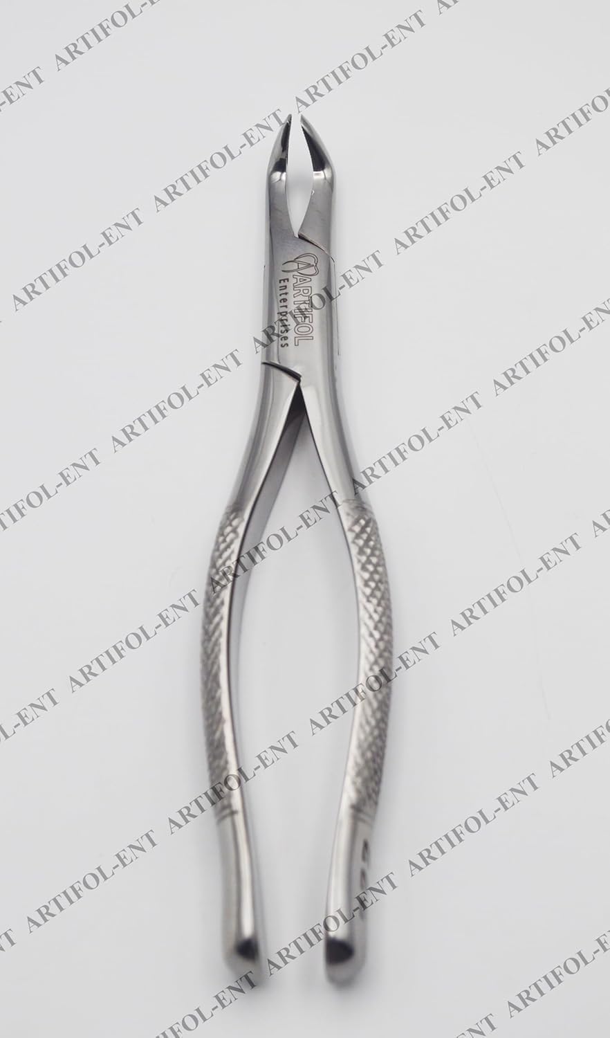 Precision Extraction Forceps – Model 222 | Heavy-Duty Stainless Steel Gripping & Removal Tool with Serrated Jaws #F222