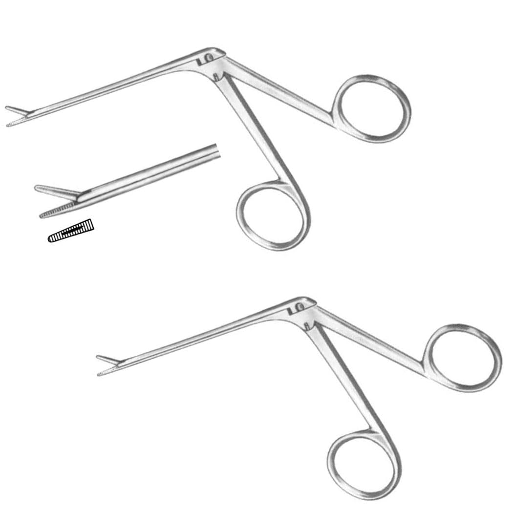 Hartmann Polypus Ear Forceps 8.5 cm (3.25") – Pediatric ENT Alligator / Crocodile Forceps | Stainless Steel | 2 Pcs #117910186