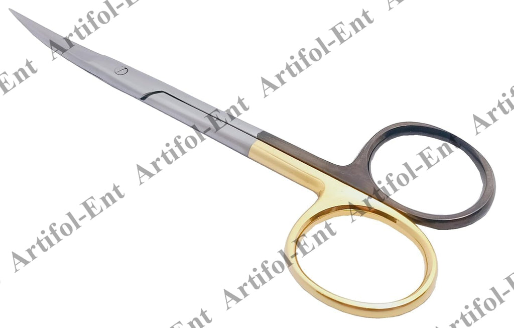 Elite TC Iris Micro "Super-Cut" Scissors 11.5 cm Curved – Hybrid Tungsten Carbide & Razor-Edge Technology | Premium Surgical Stainless Steel | Ultimate Precision Instrument #113910720