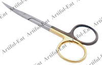 Master-Pack: 2 Pieces TC Iris Micro "Super-Cut" Scissors 11.5 cm Curved – Elite Tungsten Carbide + Razor-Edge System | Professional High-Density Stainless Steel #113910720