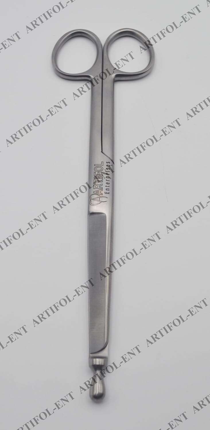 Professional Enterotomy & Dissecting Scissors 21 cm Straight – Probe-Tip Safety Design | Elite High-Density Stainless Steel | Precision Surgical Instrument #113910296