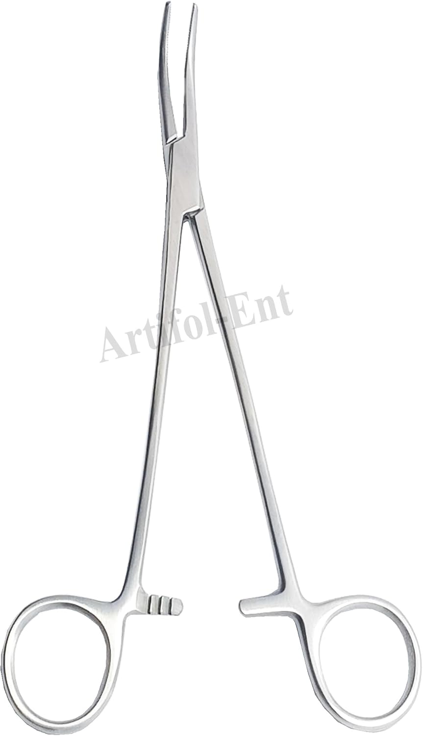 Pinza per arteria Overholt curva – 21,5 cm (3 pezzi) Strumento chirurgico di precisione per una gestione efficace delle arterie | #115910179