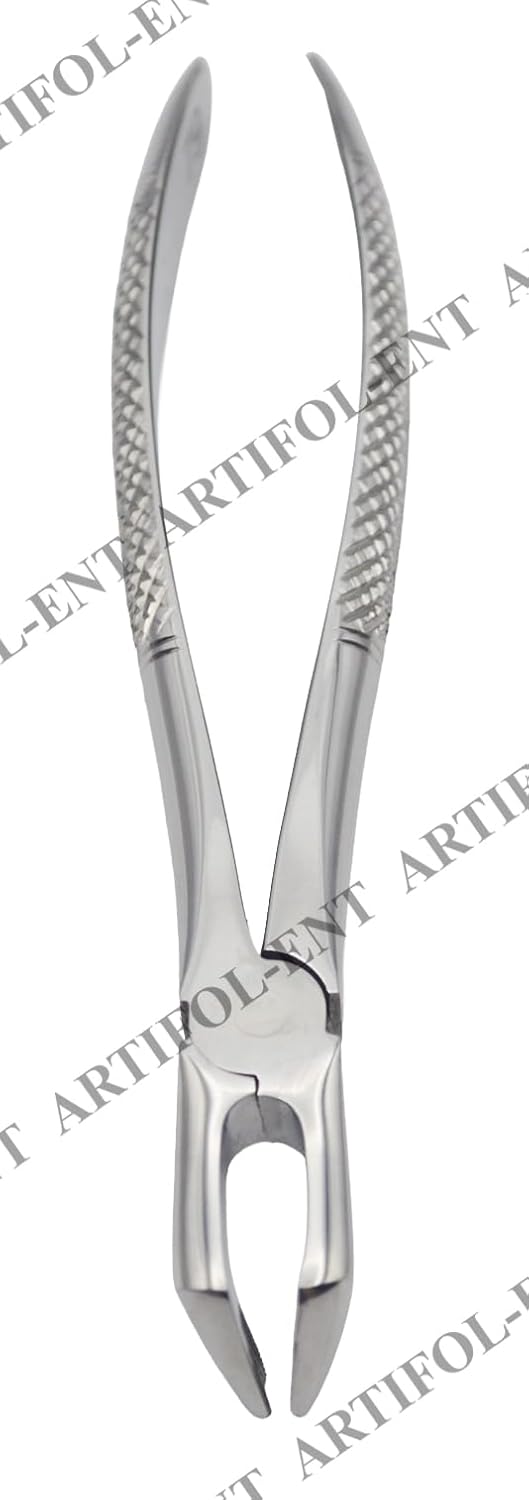 Lower Molar Extraction Forceps 79 – Precision Dental Extraction Instrument | Anatomically Shaped Beaks, Stainless Steel, Ergonomic Grip | Reusable Dental Tool #FX79