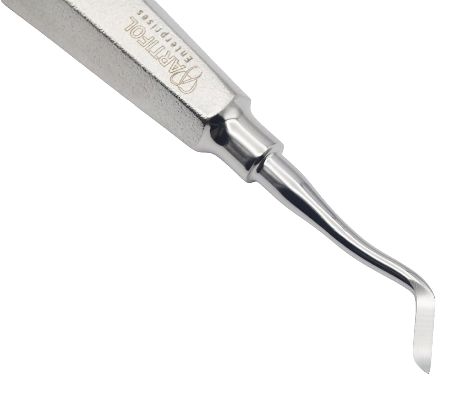 3-Piece Periodontal Ligament Elevator Set – Curved 3mm Wide Tip | Professional Stainless Steel Precision Elevation Tools | Ultra-Fine Curved Blades, Ergonomic Grip & Reusable #E190