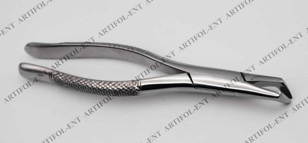 Precision Extraction Forceps – Model 222 | Heavy-Duty Stainless Steel Gripping & Removal Tool with Serrated Jaws #F222