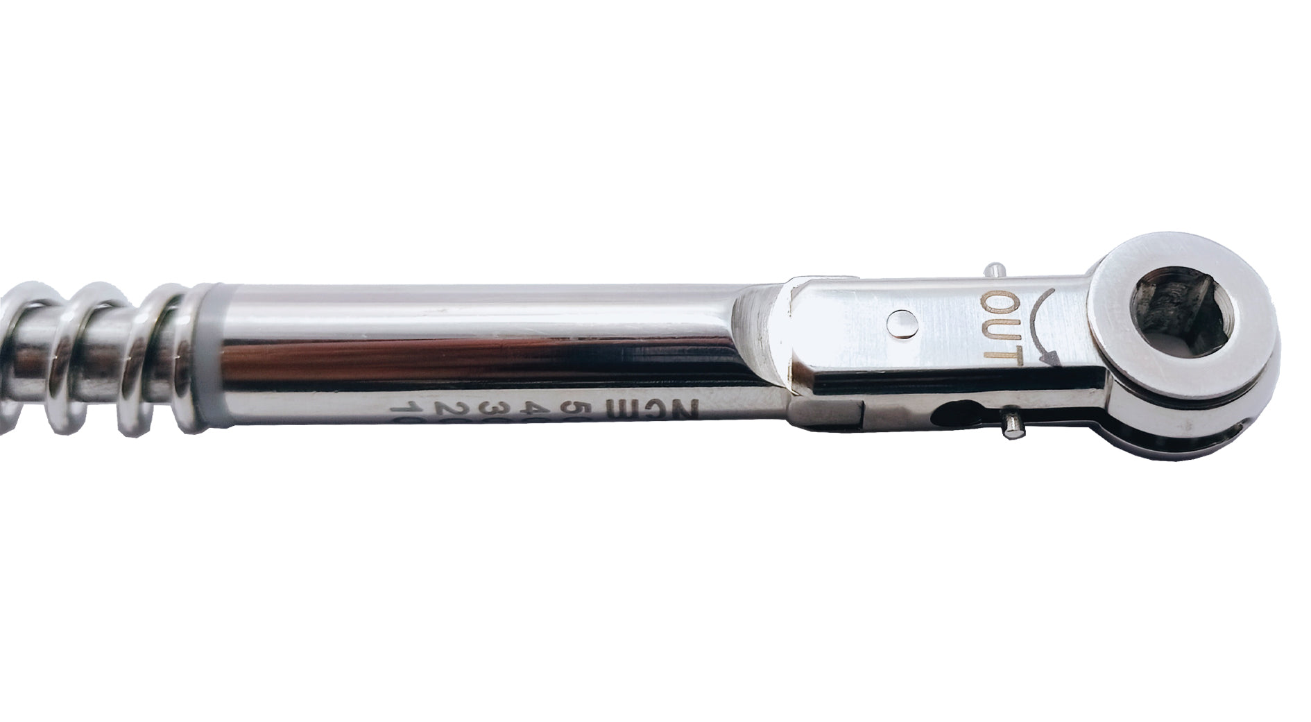 Universal Torque Wrench Hex Shape 10–50 Ncm Ratchet Tool | Precision Adjustable Torque Driver | Stainless Steel Construction | Reusable, Autoclavable & Durable Professional Instrument #OS1072