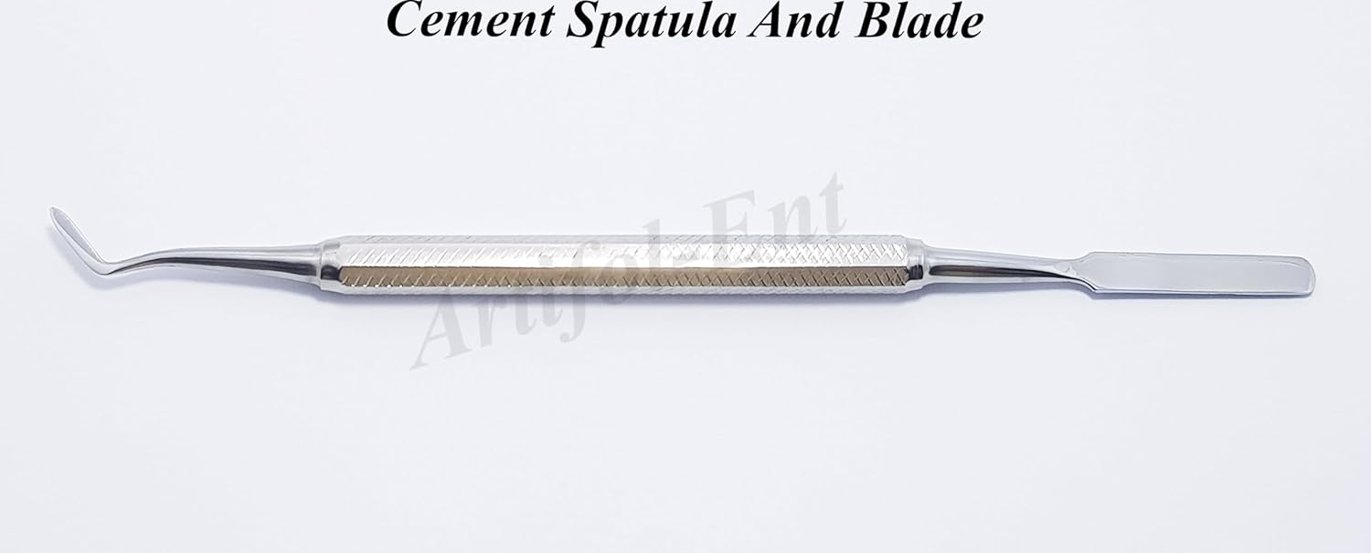 Dental Cement Spatula & Blade Set – Double-Ended Octagonal Handle Restorative Instruments (3 Pcs) – CSNT7