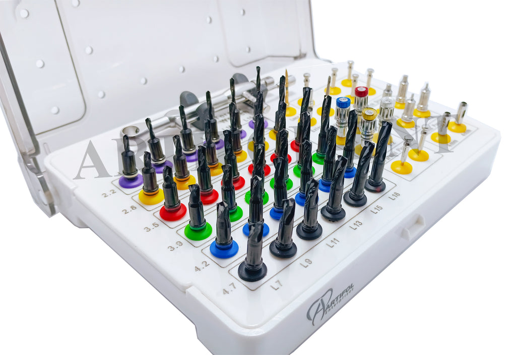 ARTIFOL Dental 55-Piece Implant Guide Kit – Fully Guided System for Implants & Prosthetics with 0–70 Ncm Torque Wrench (OS1053)