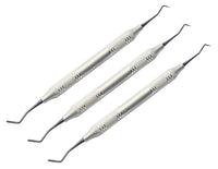 Spatula Plugger Composite Filling Instrument Set – 3 Pcs | Titanium Black-Coated Tips | Ergonomic Hollow Handles #TNPLGKR1M