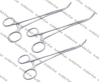Overholt Artery Forceps – 21 cm Curved | 3 Pcs Set | Stainless Steel | Autoclavable #115910178