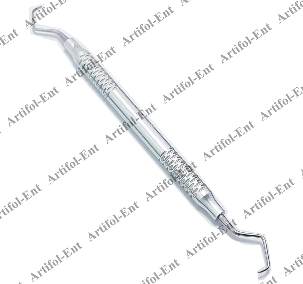 Set di curette Gracey – 3 pezzi misura 9/10 | Strumenti parodontali a doppia estremità | Manici in alluminio argentato #GR910