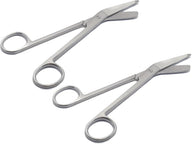 Lister Verbandscharen – 18 cm | Roestvrijstalen scharen met veiligheidsneus voor het verwijderen van verband en verbandmiddelen | Herbruikbaar en autoclafeerbaar – set van 2 stuks #113910450