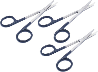 Stille-Rangell Micro Supercut Scissors – Curved 12.5 cm | 3-Piece Set | Ultra-Sharp Cutting Edge & Ergonomic Design for Precision Cutting #113910700
