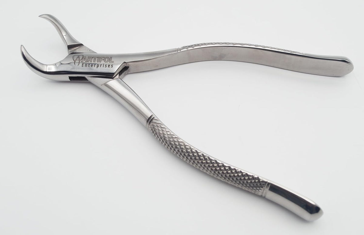 Pince d’extraction de précision – Modèle F23 | Outil de préhension et d’extraction robuste en acier inoxydable | Mâchoires dentées, manches ergonomiques et construction durable | Idéal pour les loisirs créatifs et le bricolage #F23