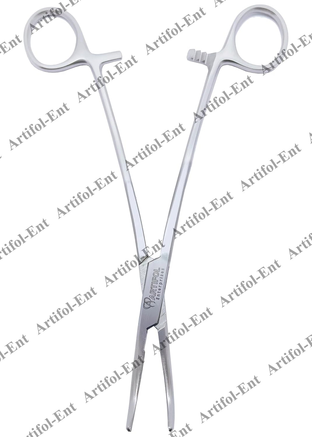 LAHEY Gall Duct Clamps – 19 cm Curved | 3 Pcs Set | Stainless Steel | Precision Bile Duct Management #115910261