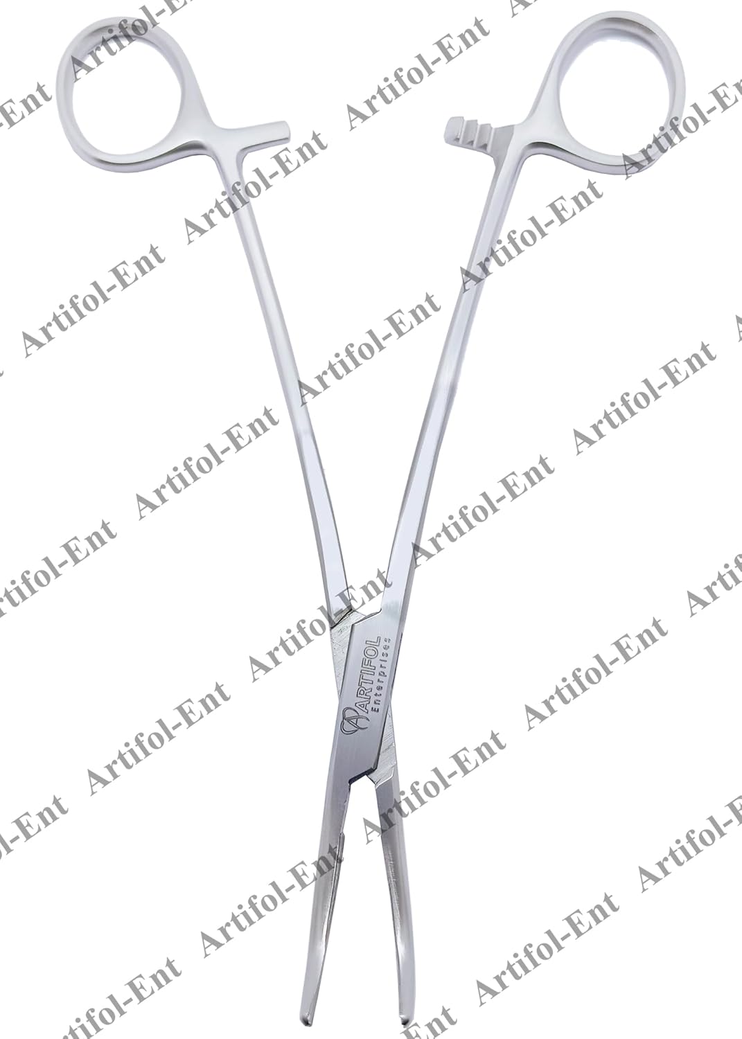 LAHEY Gall Duct Clamps – 19 cm Curved | 3 Pcs Set | Stainless Steel | Precision Bile Duct Management #115910261